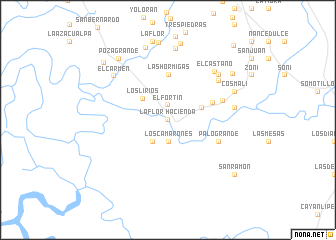 map of Hacienda La Flor